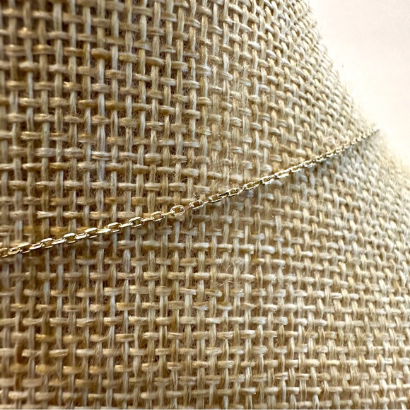 Vermeil - Gold over Sterling Silver 925 Necklace w/ CZ butterfly pendant dainty - Picture 8 of 11